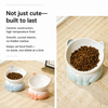 Elevated Ceramic Cat Bowl