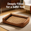 Cotton-Linen Look Pet Bed for Dogs and Cats - p-00676