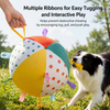 Oversized Interactive Dog Ball for Fetch and Tug-of-War
