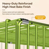 Indoor Iron Dog Crate with Tray for Small Dogs