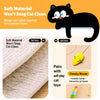 Wall-Mounted Self-Adhesive Cat Scratcher for Vertical Scratching