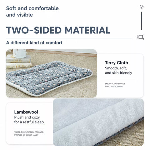 Three-Layer Pet Bed Mat for Dogs & Cats
