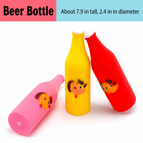 Latex Squeaky Dog Toy – Playful Shapes