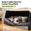 Plush Pet Tent Bed with Removable, Washable Cushion