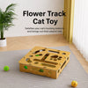 Interactive Cat Activity Toy with Scratch Pad and Bell Maze