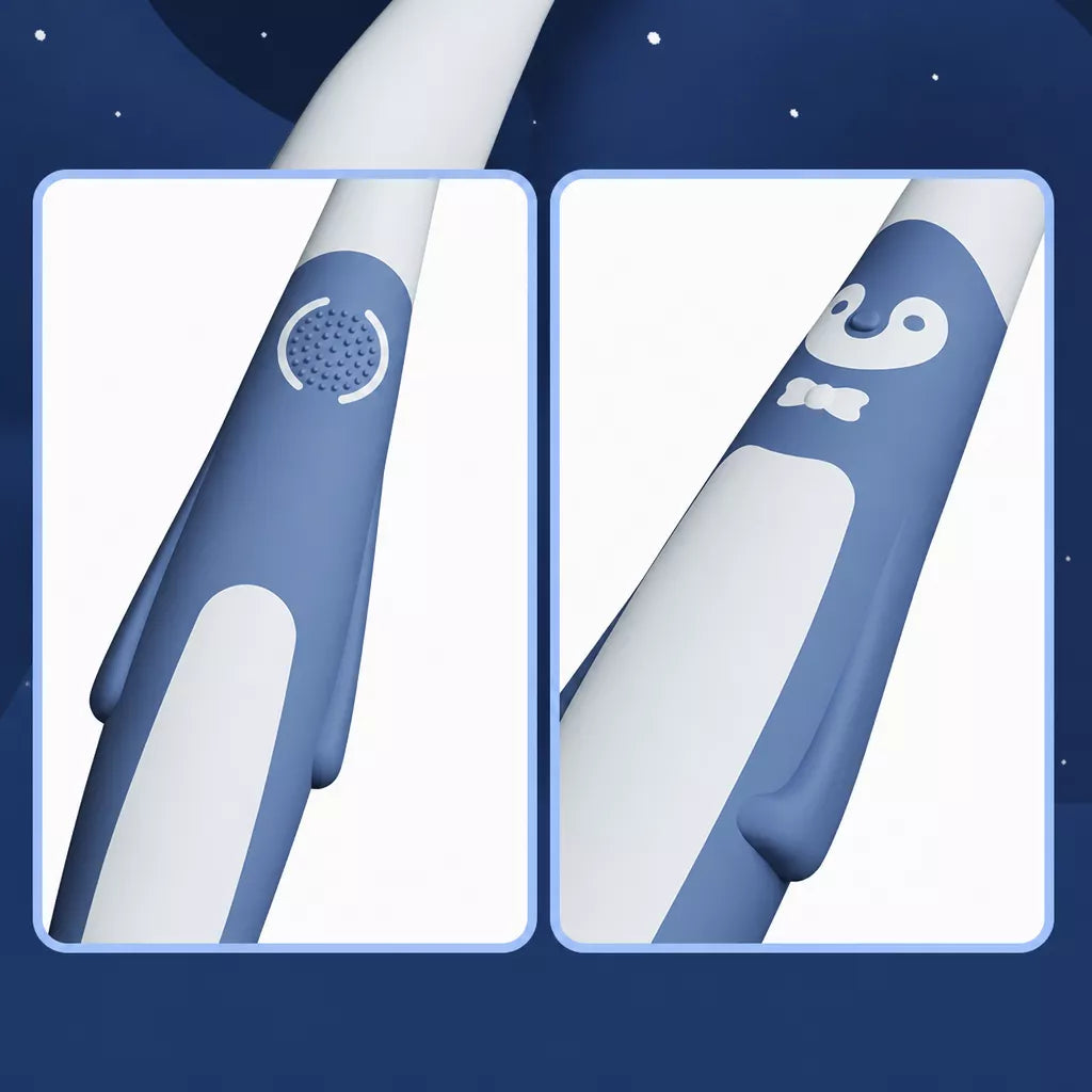 Penguin Soft-Bristle Toothbrush for Children Ages 6–12