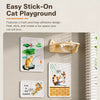 Wall-Mounted Cat Scratcher with Braided Cotton Rope