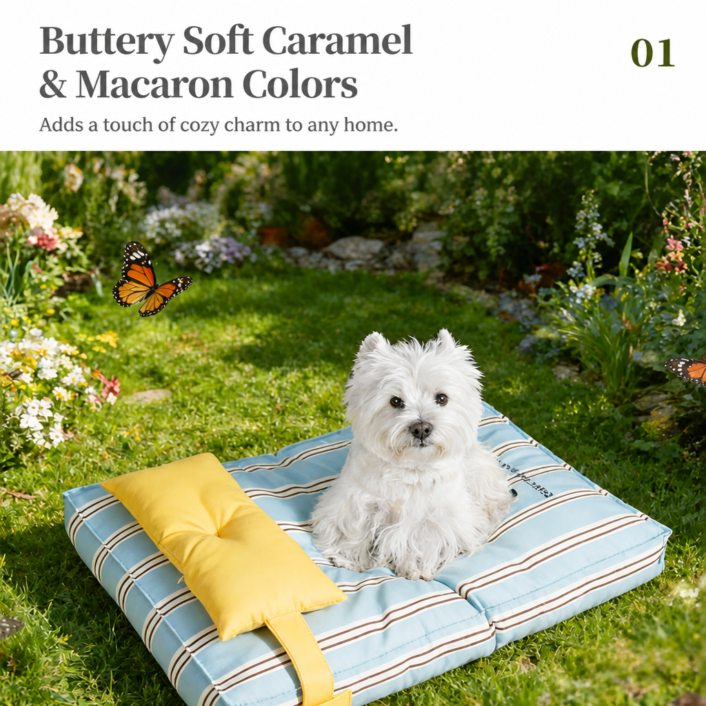 Washable Pet Bed Mat for Cats and Small to Medium Dogs
