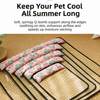 Cotton-Linen Bolster Pet Mat for Dogs & Cats