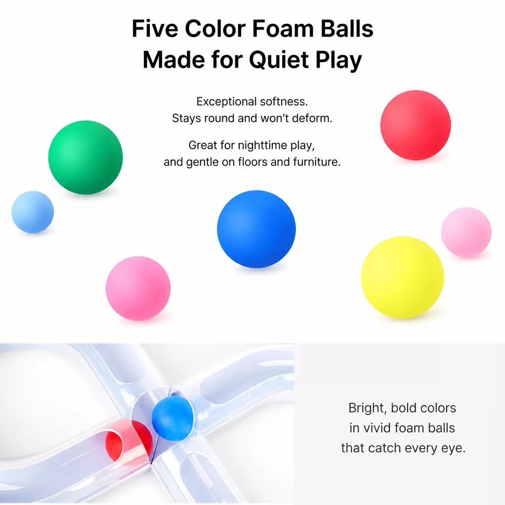 Interactive Rolling Ball Track Toy for Cats