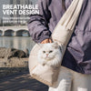 Portable Nylon Pet Sling Carrier for Cats and Small Dogs