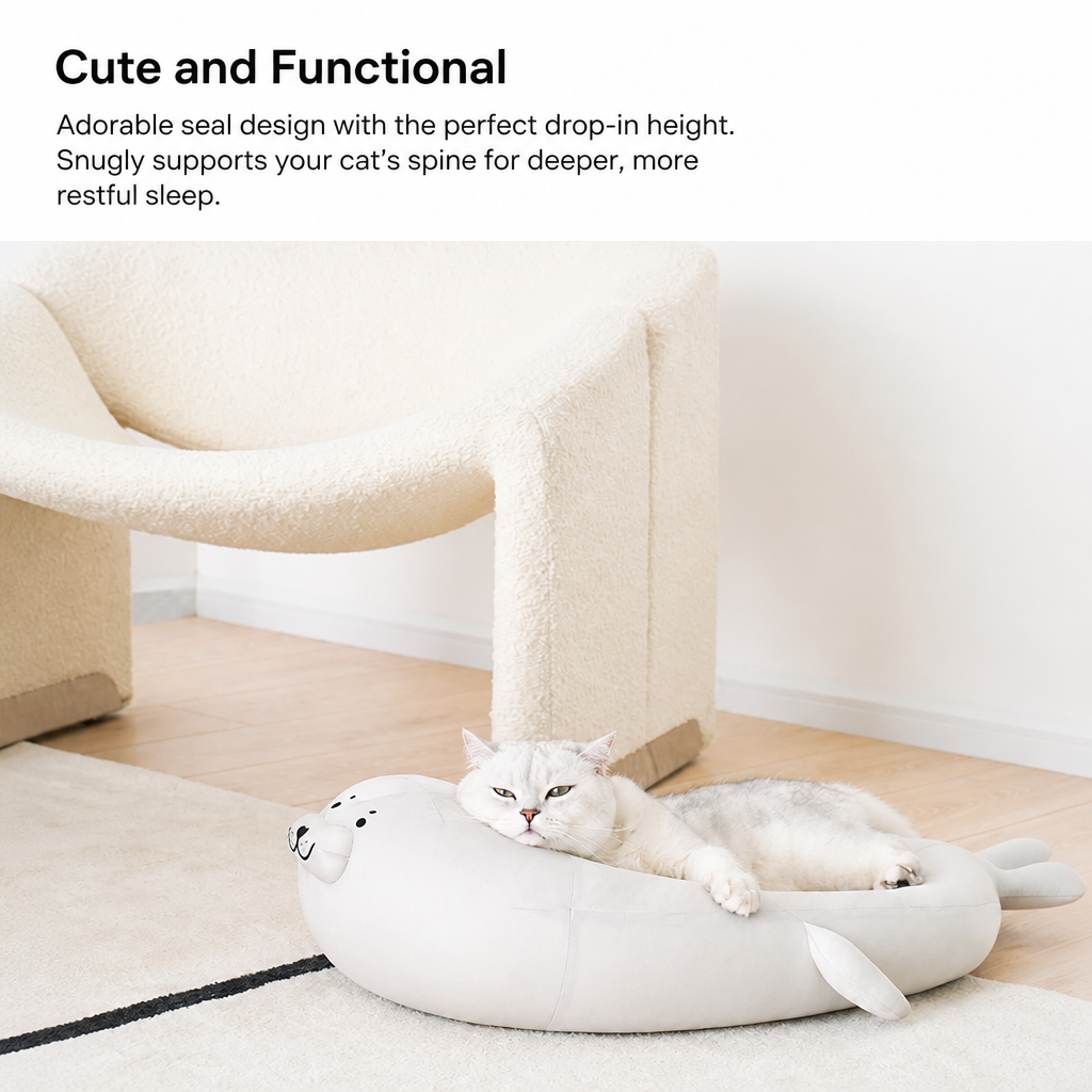 Semi-Enclosed Washable Cat Bed