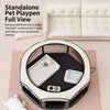 Foldable Enclosed Cat & Dog Bed – Patchwork Style
