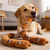 Four-Section Sausage-Shaped Squeaky Dog Toy