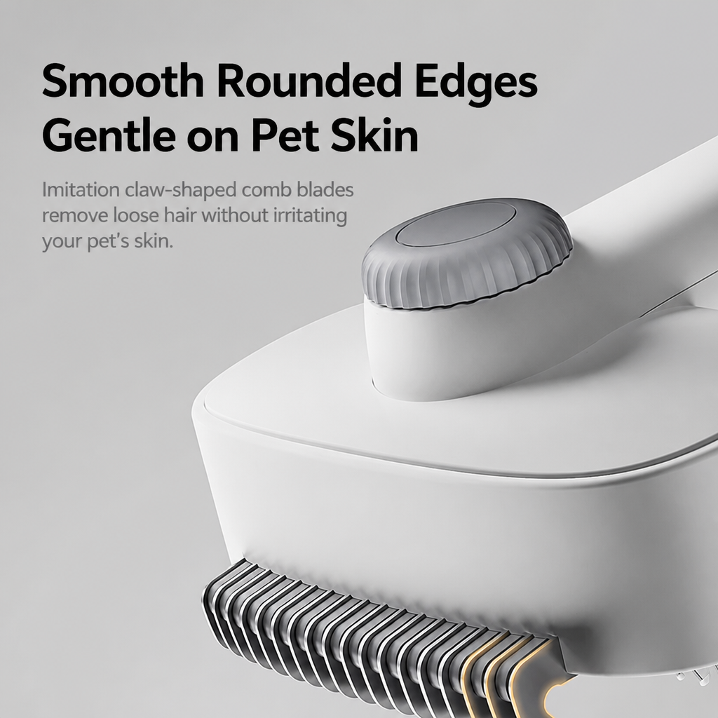 2-in-1 Deshedding & Detangling Comb for Cats and Dogs