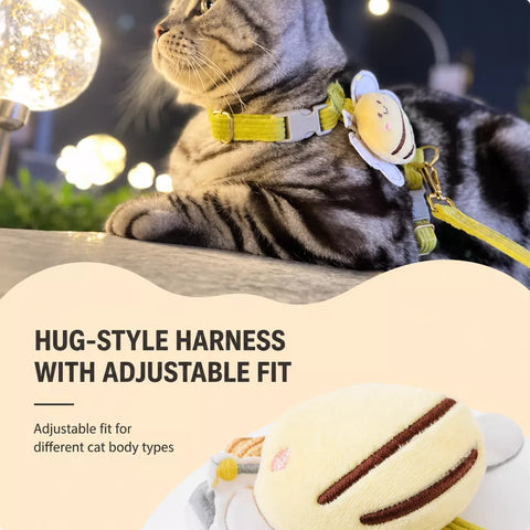 Cat Vest Harness and Leash for Outdoor Walks