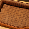 Cotton-Linen Look Pet Bed for Dogs and Cats - p-00676