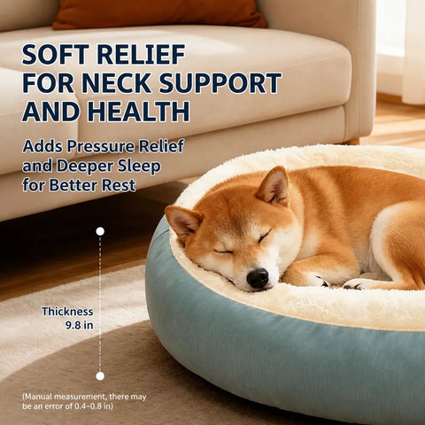 Cushioned All-Season Cat & Dog Bed
