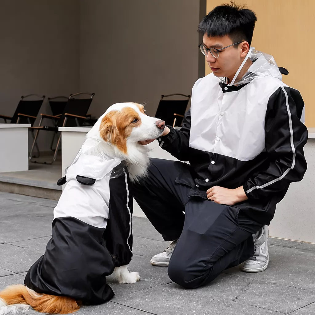 Four-Leg Waterproof Dog Raincoat