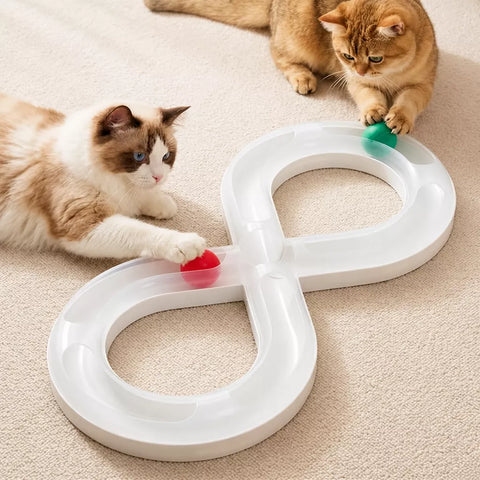 8-Shape Track Ball Interactive Cat Toy
