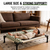 Elevated Pet Cot with Removable Bolster
