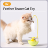 Wobble Cat Teaser Toy with Feather Attachment