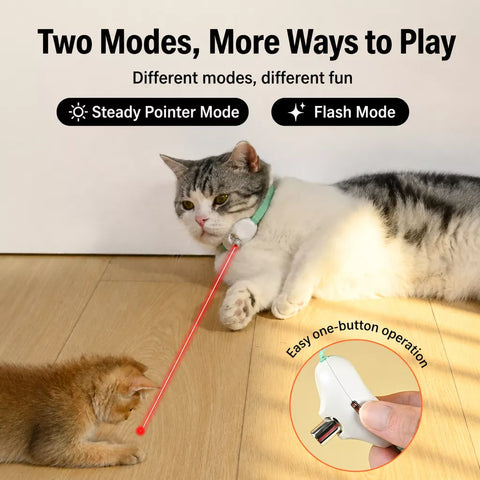 Rechargeable Laser Cat Toy for Interactive Play