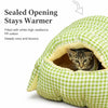 Washable Semi-Enclosed Polyester Cat & Small Dog Bed
