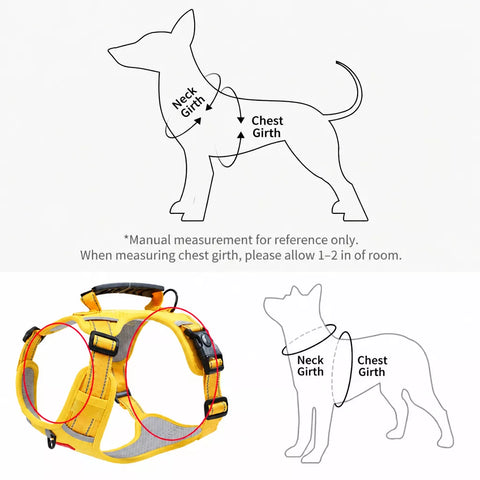 Nylon Dog Harness with Optional Leash
