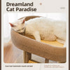Low-Profile Cat Tree with Cat Bed and Sisal Scratcher