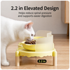 Ceramic Pet Bowl Set with Stand