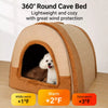 Enclosed Pet Bed House with Removable, Washable Design