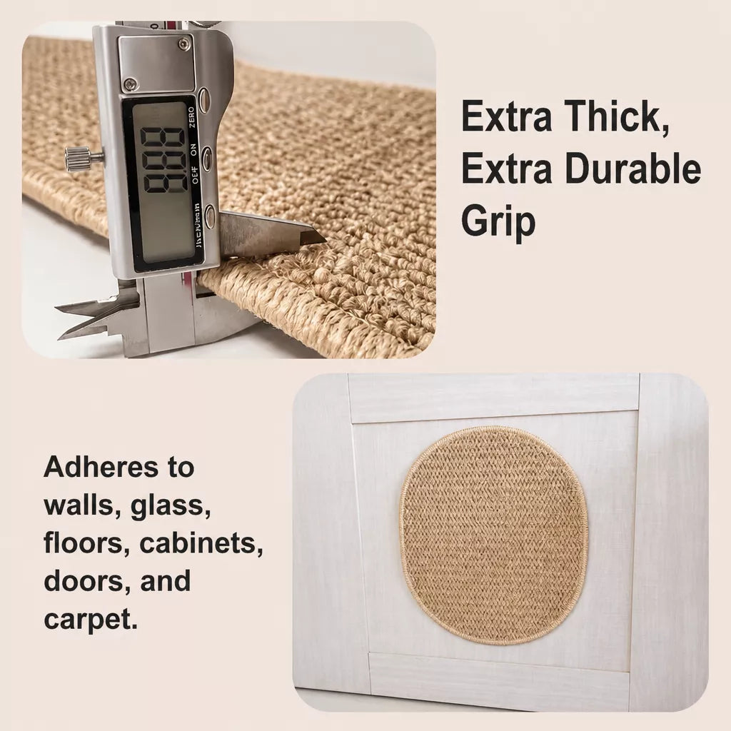 Wall-Mounted Vertical Cat Scratcher Pad