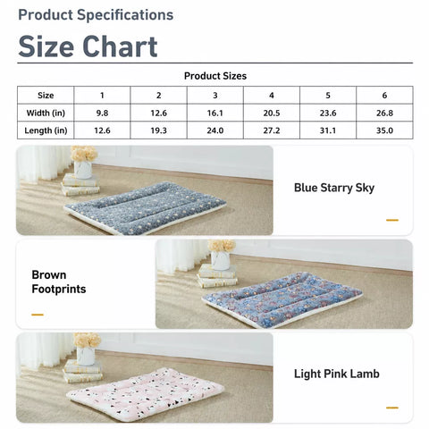 Three-Layer Pet Bed Mat for Dogs & Cats