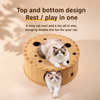 Donut Cat Scratcher Tunnel Bed