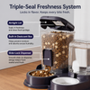 Non-Electric Pet Water Dispenser with Integrated Bowl