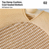 Two-Tier Wooden Cat Bed with Scratching and Woven Mats