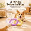 Chew-Resistant Dog Tug Ring - p-00056