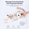 Self-Cleaning Pet Brush for Dogs & Cats, 3.8-Inch Wide Head