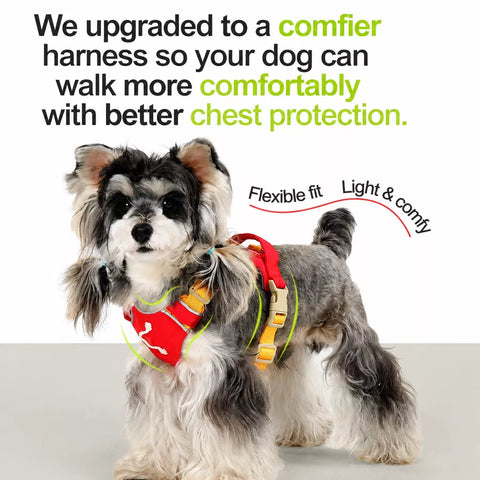 Adjustable Vest-Style Dog Harness for Small to Medium Dogs