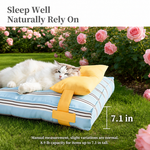 Washable Pet Bed Mat for Cats and Small to Medium Dogs