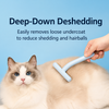 Long- and Short-Tooth Pet Rake Comb for Cats and Dogs