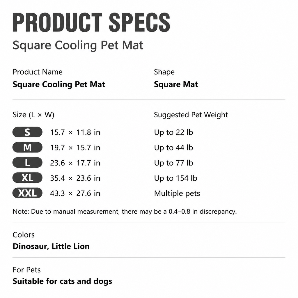 Waterproof Cooling Pet Mat for Dogs & Cats - p-00684