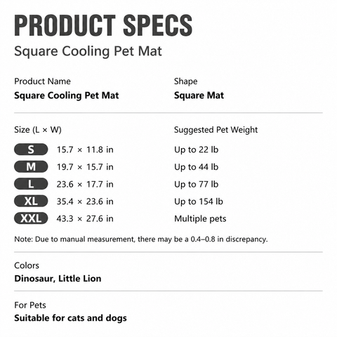 Waterproof Cooling Pet Mat for Dogs & Cats - p-00684