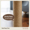 Low-Profile Cat Tree with Cat Bed and Sisal Scratcher