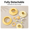 Interactive Bee Cat Toy with Spinning Track