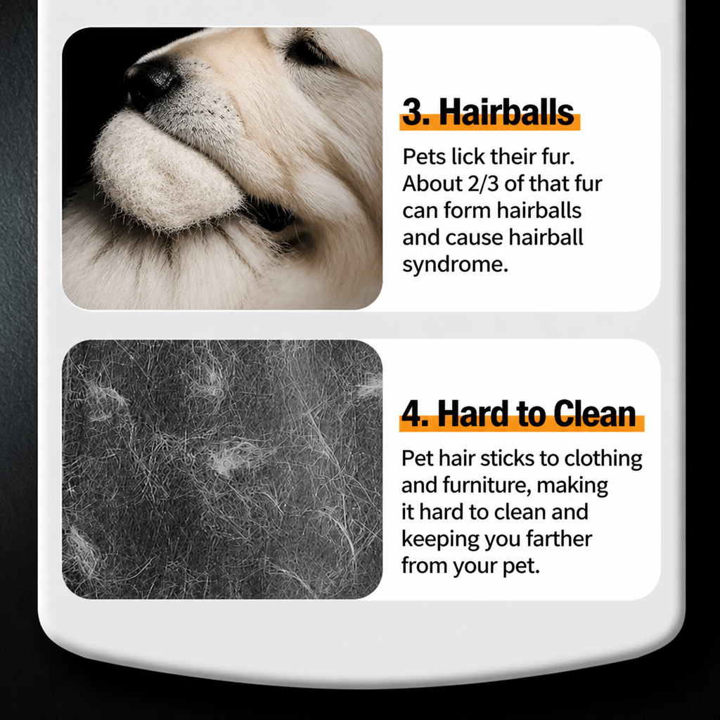 Double-Sided Dematting Comb for Dogs and Cats