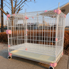 Stackable Metal Dog Crate with Sliding Door for Small and Medium Dogs