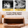 Enclosed Pet Bed for Cats and Dogs with Removable Cover