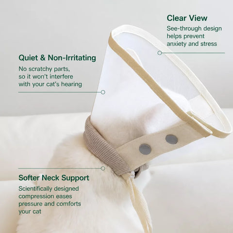 Lightweight Pet Recovery Collar for Dogs & Cats